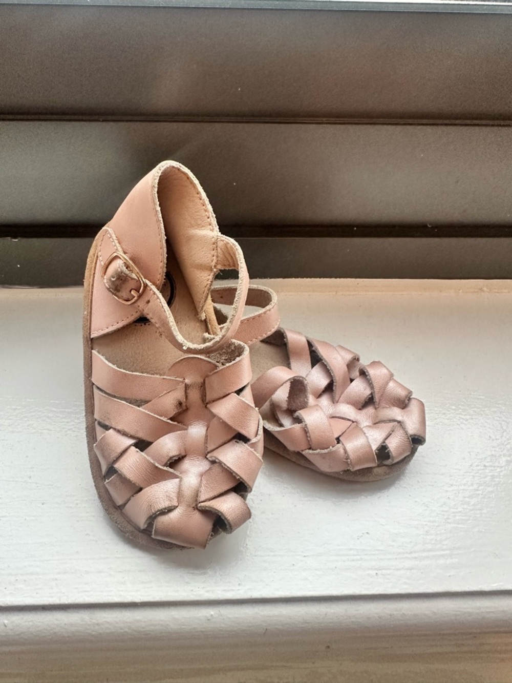 Little Love Bug Ella Mary Jane Sandals in Light Pink